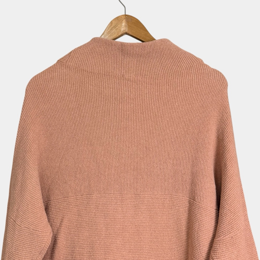 FREE PEOPLE Ottoman Tunic Cafe Cream Tunic Sweater, Effortless Pullover, Sz M - Picture 12 of 16